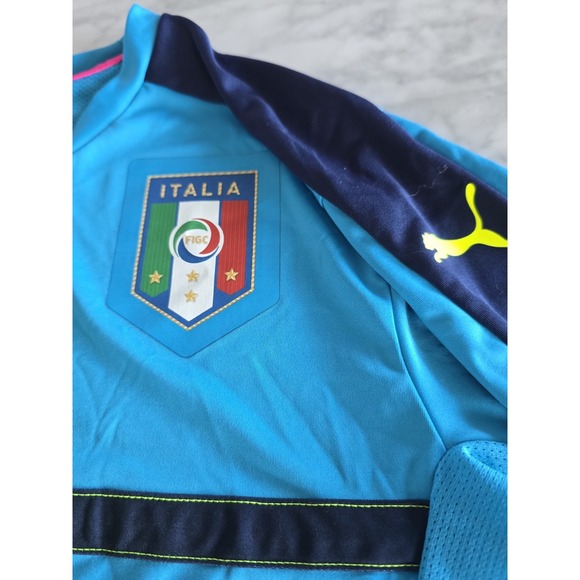 Puma Italy‎ National Team Training Football Soccer Jersey Size Small - Picture 2 of 6